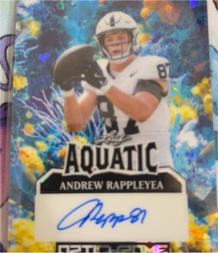 2025 Leaf Optichrome Aquatic #1/1 Andrew Rappleyea — front