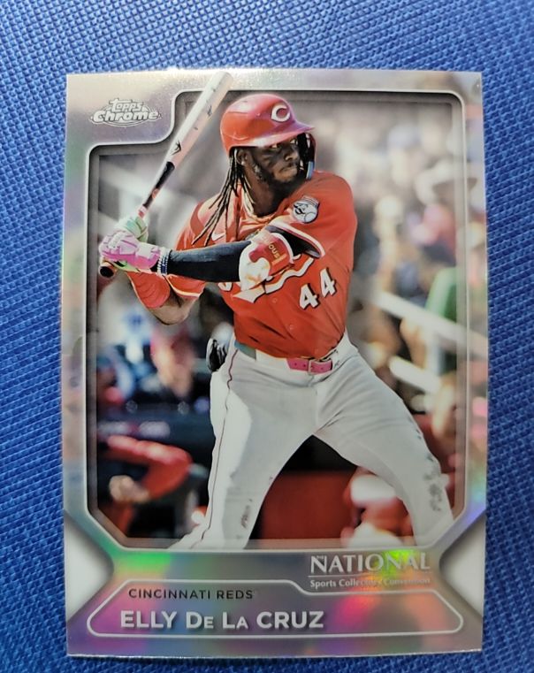 2025 Topps Chrome National #MLB-18 Elly De La Cruz — front