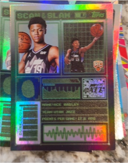 2025-26 Topps Scan & Slam #SS-30 Ace Bailey — front