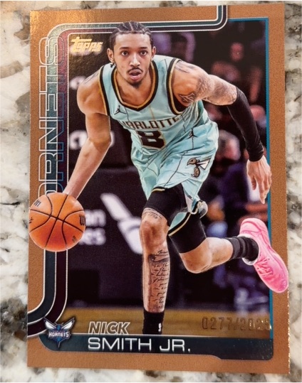 2025-26 Topps #72 Nick Smith Jr. — front
