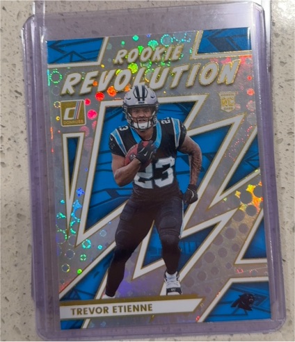 2025 Donruss #28 Trevor Etienne Rookie Revolution — front