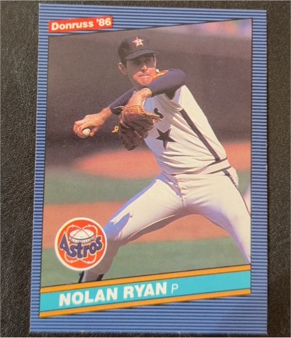1986 Donruss #258 Nolan Ryan — front