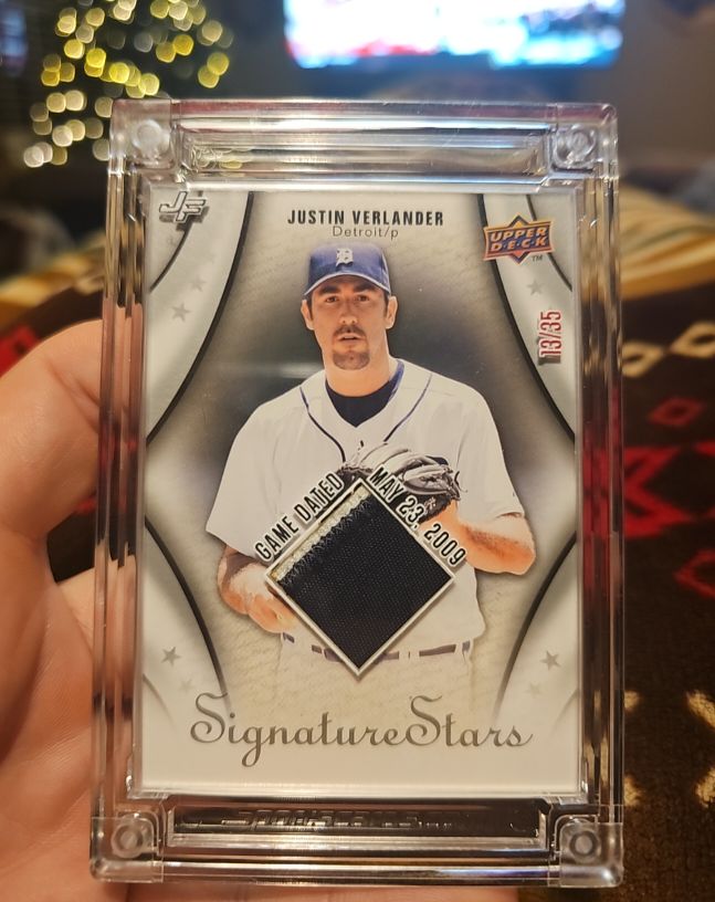 2009 Upper Deck Signature Stars #13/35 Justin Verlander — front
