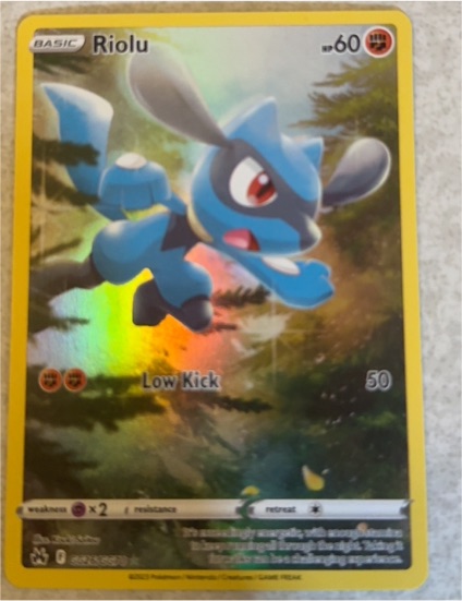 2023 Pokémon TCG Crown Zenith GG26 Riolu — front