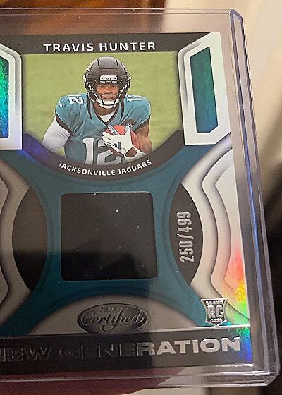 2025 Panini Certified New Generation #Travis Hunter — front