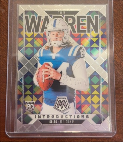 2025 Panini Mosaic Introductions #10 Tyler Warren — front