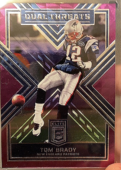 2018 Donruss Elite #4 Tom Brady Dual Threats — front