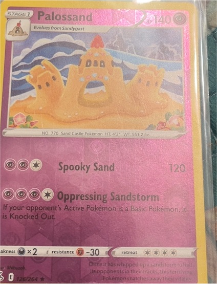 2021 Pokémon Fusion Strike #126 Palossand — front