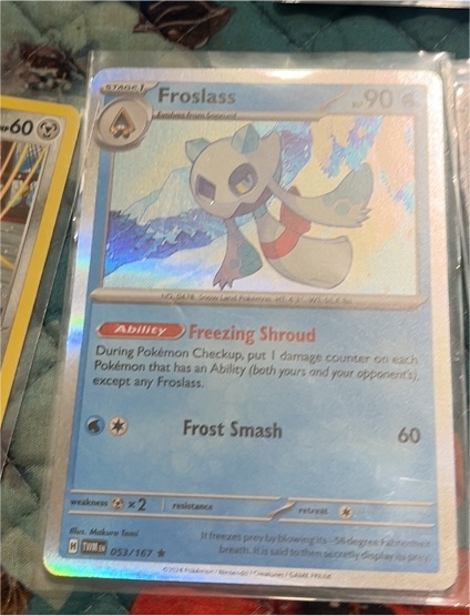 2022 Pokémon Scarlet & Violet Twilight Masquerade #053 Froslass — front