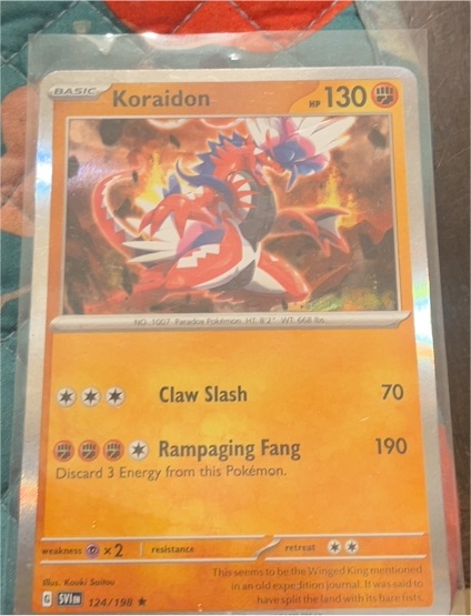 2023 Pokémon SV01 Scarlet & Violet #124 Koraidon — front