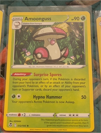 2022 Pokemon TCG Silver Tempest #012 Amoonguss — front