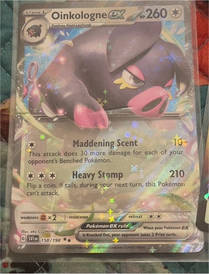 2023 Scarlet & Violet #158 Oinkologne ex — front