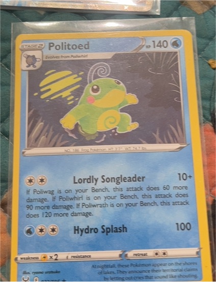 2022 Pokémon TCG Lost Origin #32 Politoed — front