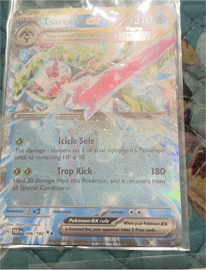 2022 Pokémon TCG SV04: Paradox Rift #046 Tsareena ex — front