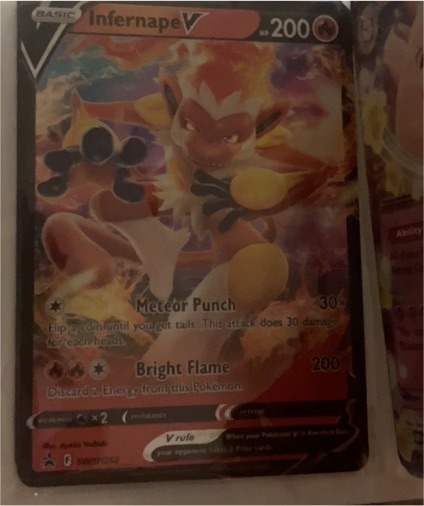 2022 Pokémon TCG SWSH252 Infernape V — front