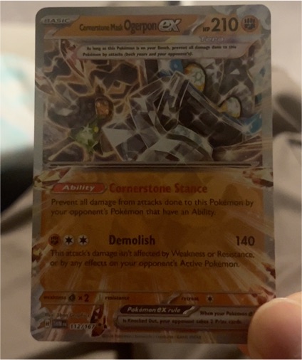 2023 Pokémon Twilight Masquerade #112 Cornerstone Mask Ogerpon ex — front
