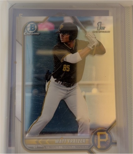 2022 Bowman Chrome #BCP-91 Matt Fraizer — front