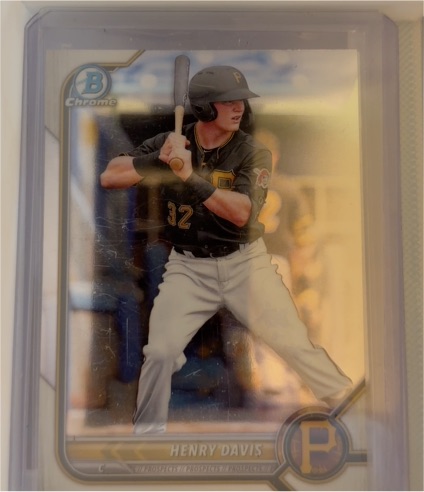 2022 Bowman Chrome Prospects #BCP-148 Henry Davis — front