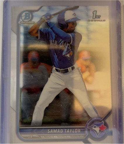 2022 Bowman Chrome #BCP-92 Samad Taylor — front