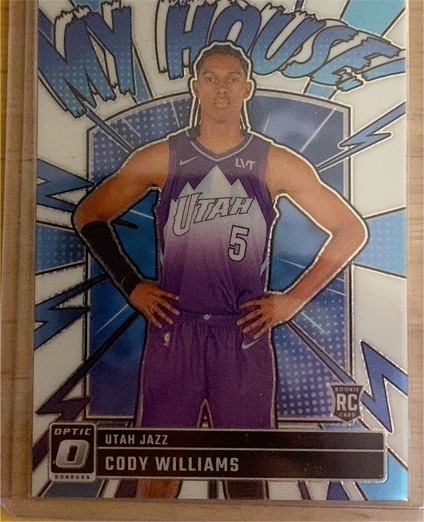 2024-25 Panini Donruss Optic #4 Cody Williams My House Rookie — front
