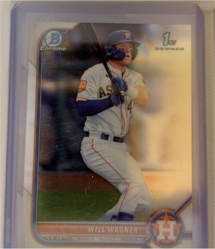 2022 Bowman Chrome #28/38 Will Wagner — front
