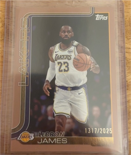 2025-26 Topps #150 LeBron James — front