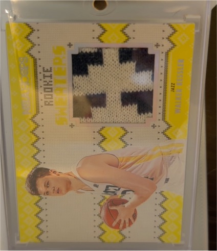2022-23 Panini NBA Hoops Rookie Sweaters #RS-WK Walker Kessler — front