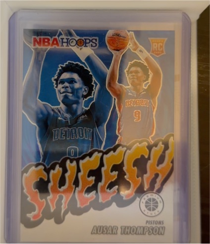 2023-24 Panini NBA Hoops Premium Stock #24 Ausar Thompson — front