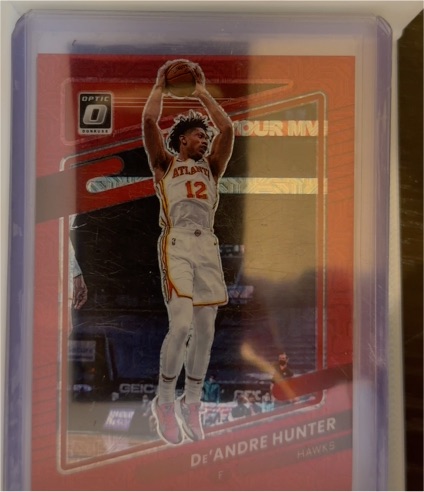 2021-22 Donruss Optic #13 De'Andre Hunter — front