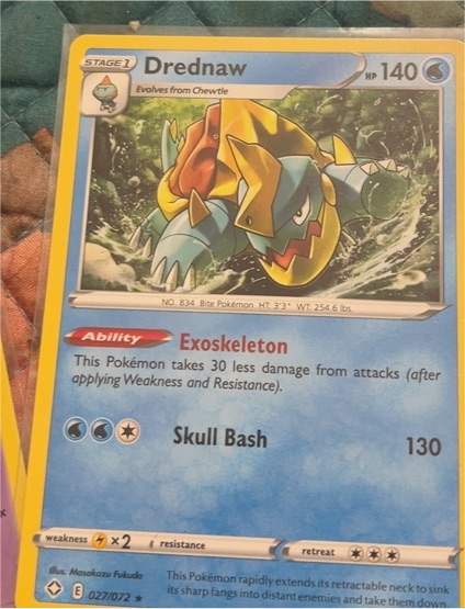 2021 Pokémon Shining Fates #027 Drednaw — front