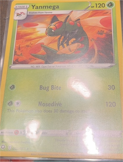 2021 Pokémon Shining Fates #002 Yanmega — front