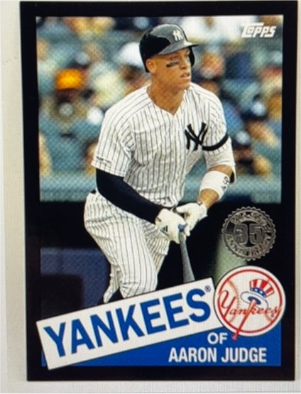 2020 Topps Update #85TB-29 Aaron Judge — front