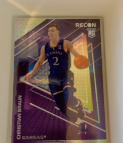 2022 Panini Chronicles Draft Picks #6 Christian Braun Recon — front