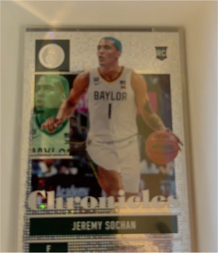 2022-23 Panini Chronicles Draft Picks #4 Jeremy Sochan — front