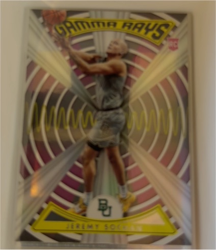 2022 Panini Chronicles Draft Picks Gamma Rays #ZG-JSO Jeremy Sochan — front