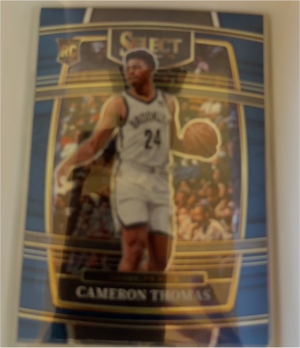 2021-22 Panini Select #21 Cameron Thomas — front