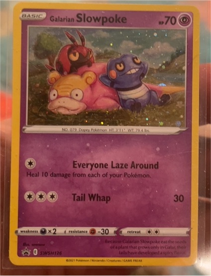 2021 Pokémon SWSH: Sword & Shield Promo #SWSH126 Galarian Slowpoke — front