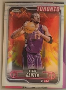 2024-25 Topps Chrome #54 Vince Carter — front