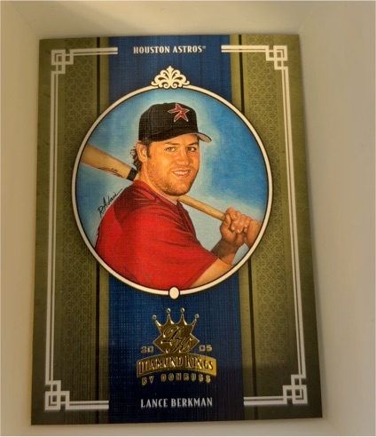 2005 Donruss Diamond Kings #Lance Berkman — front