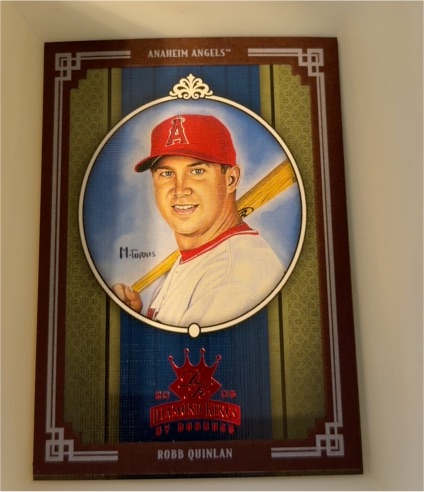 2005 Donruss Diamond Kings #8 Robb Quinlan Anaheim Angels — front