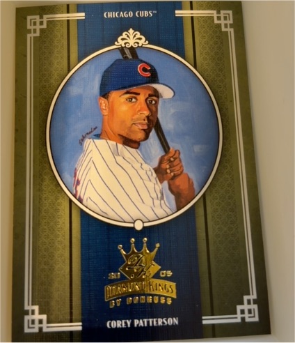 2005 Donruss Diamond Kings #53 Corey Patterson Chicago Cubs — front