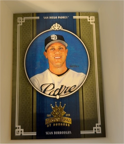 2005 Donruss Diamond Kings #41 Sean Burroughs — front
