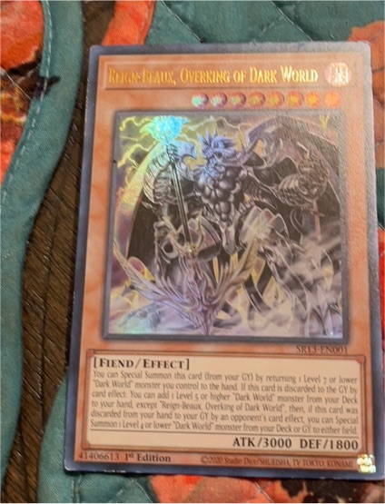 2013 Yu-Gi-Oh! SR13-EN001 Reign-Beaux, Overking of Dark World — front