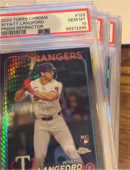 2024 Topps Chrome #122 Wyatt Langford — front