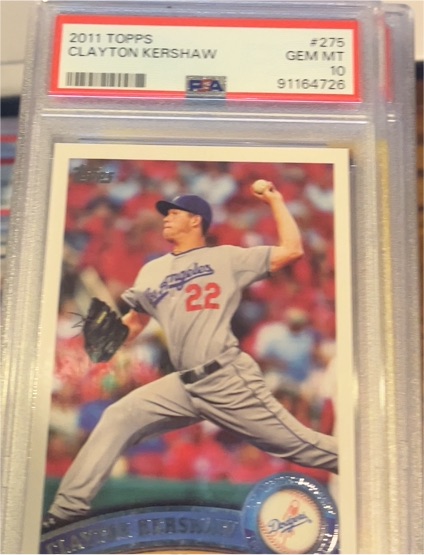 2011 Topps #275 Clayton Kershaw — front