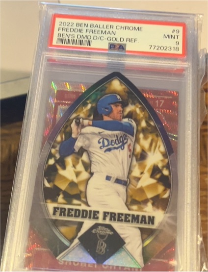 2022 Topps Chrome Ben Baller #9 Freddie Freeman — front