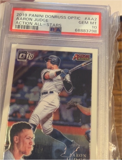 2019 Panini Donruss Optic #AA2 Aaron Judge Action All-Stars — front
