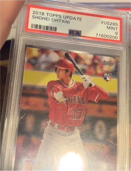 2018 Topps Update #US285 Shohei Ohtani — front