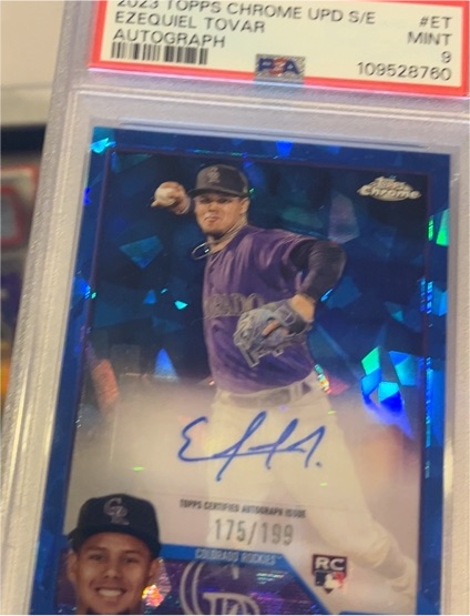 2023 Topps Chrome Update #ET Ezequiel Tovar — front