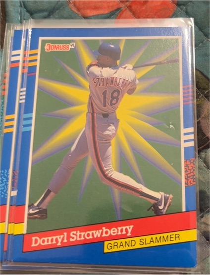 1991 Donruss #13 Darryl Strawberry — front
